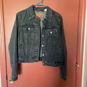 Levi's Black Washed Denim Jacket